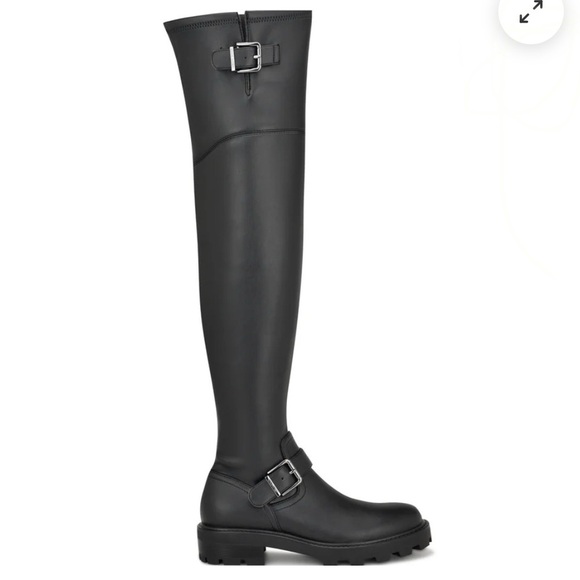 NEW Nine West Nans Lug Sole Over The Knee Boots #1391 - Picture 1 of 11